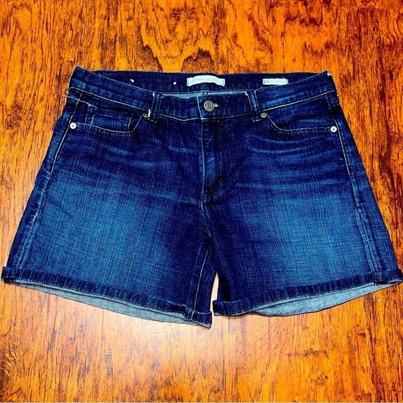 Banana Republic Pants - Banana Republic Women’s Jean Shorts Mid-Rise Dark Wash Premium Denim Cotton 28